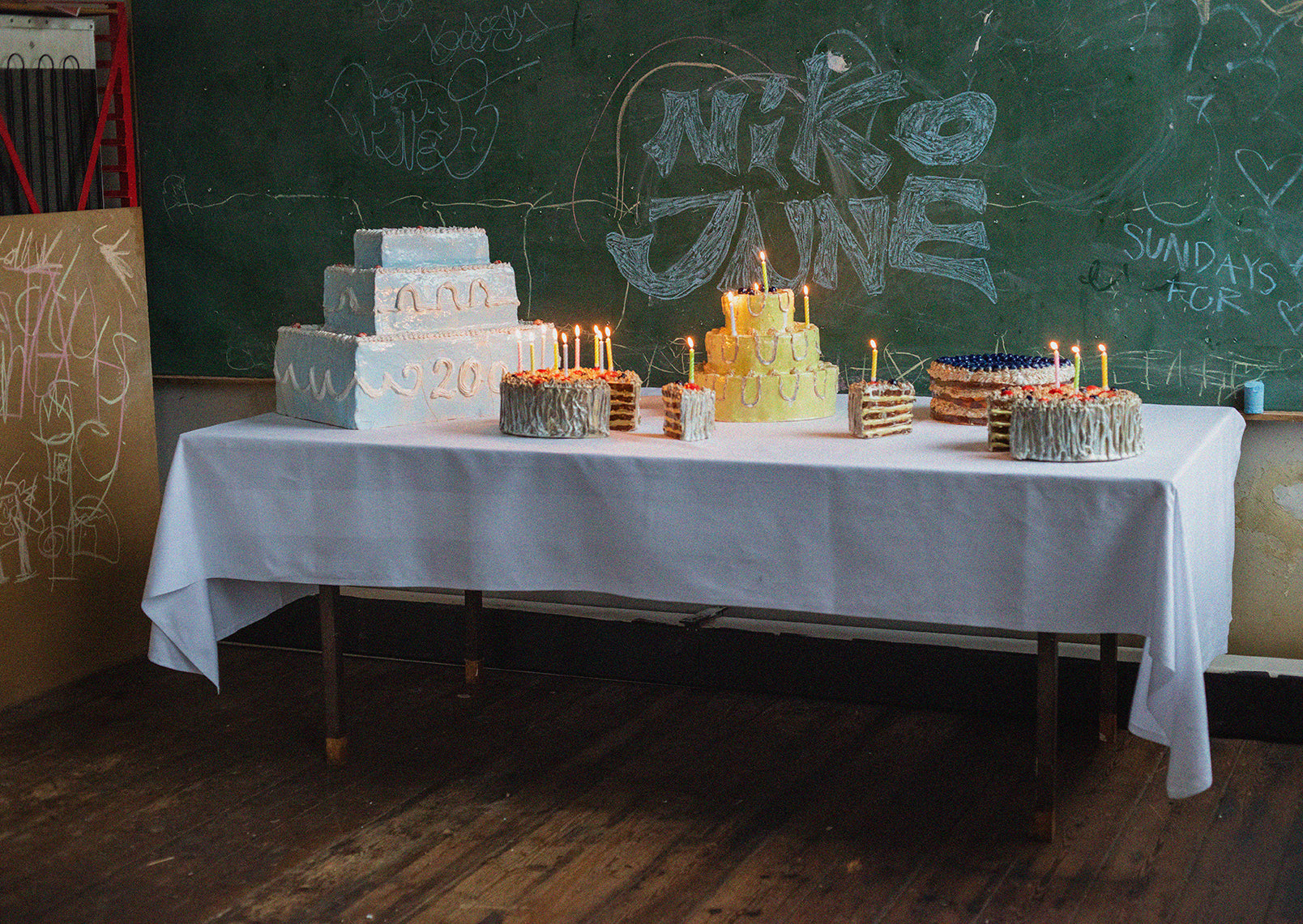 SSENSE XX BIRTHDAY CAKE CANDLE HOLDERS