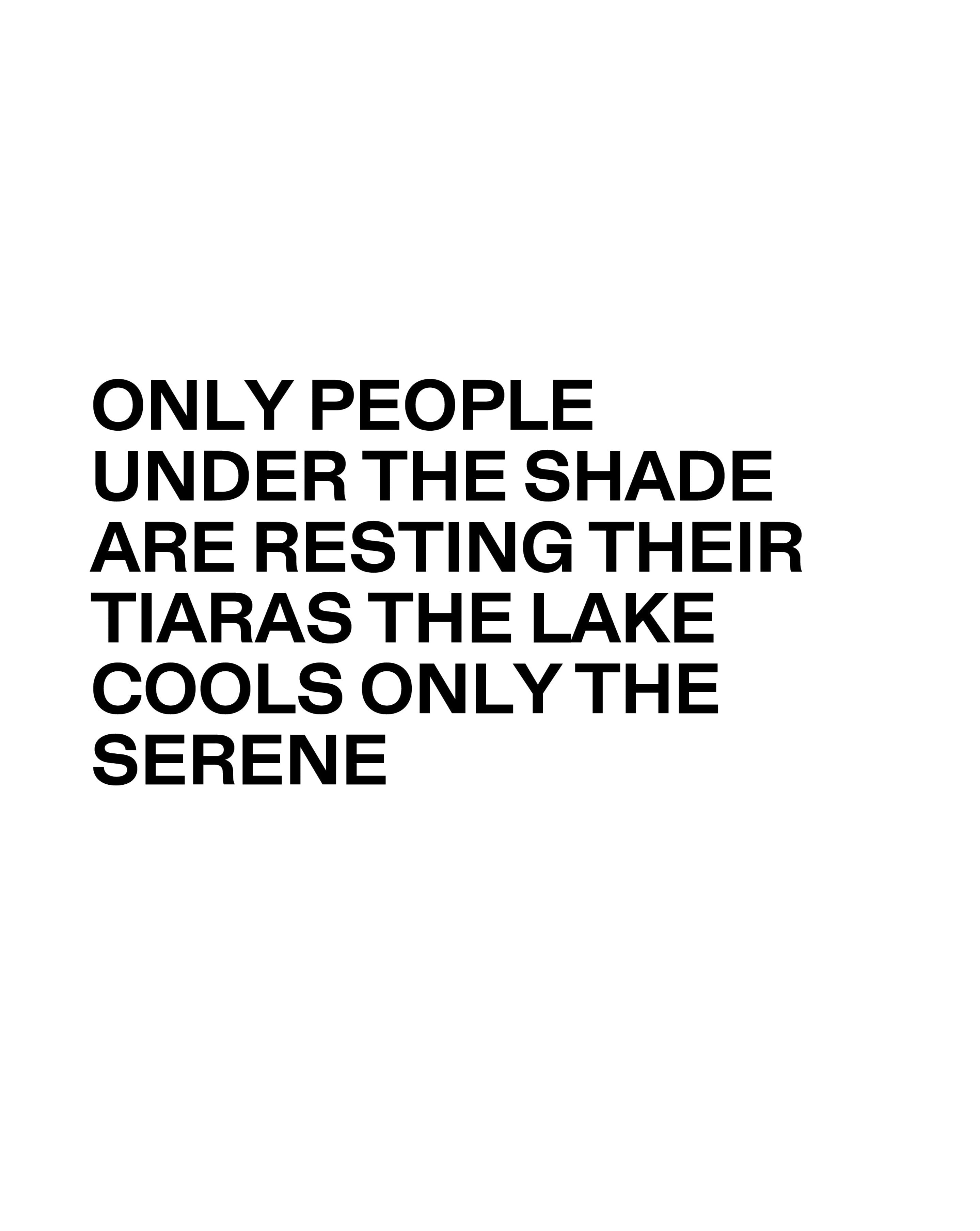 Text description with letter in black in white background