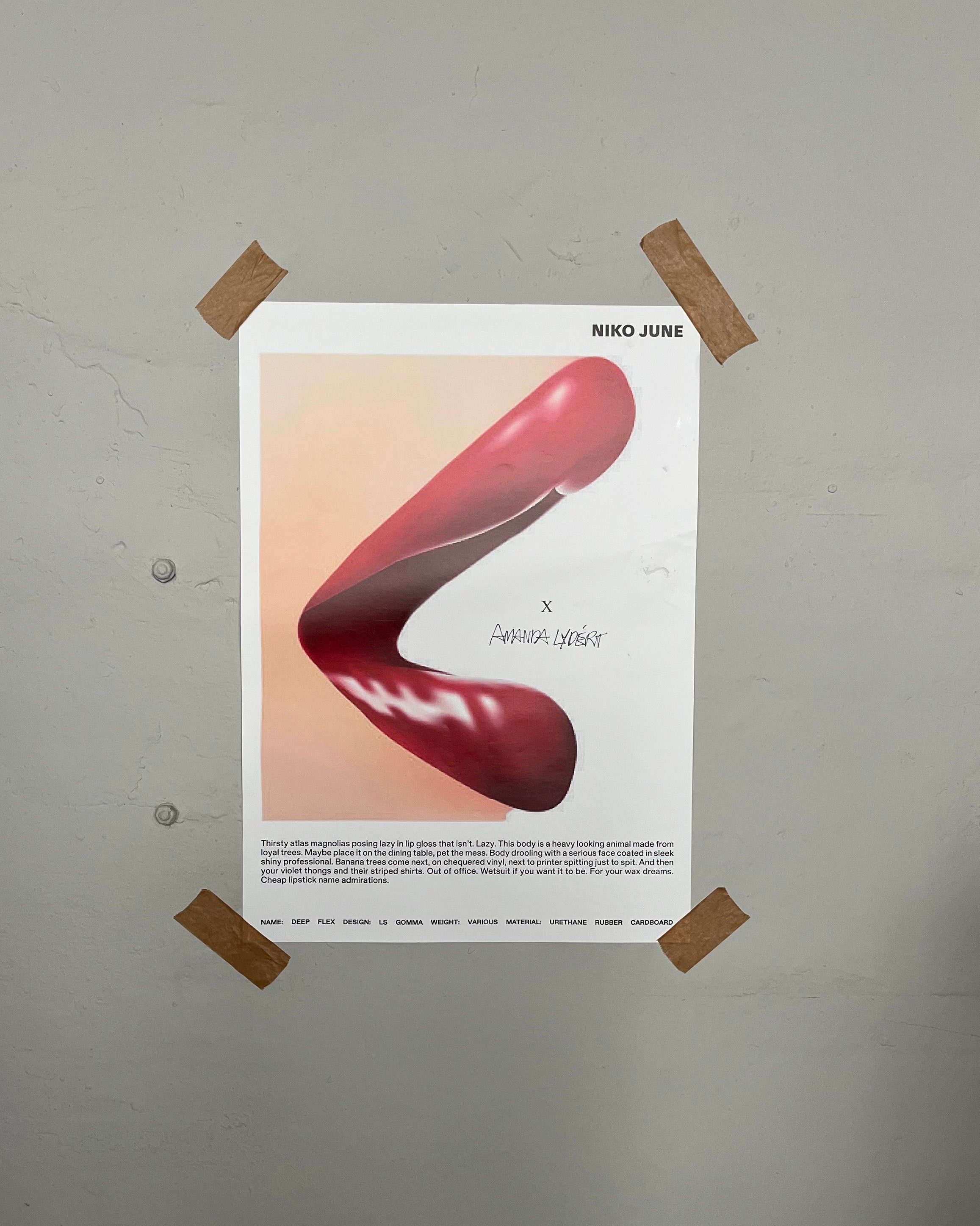 NIKO JUNE POSTER 50 x 70 CM