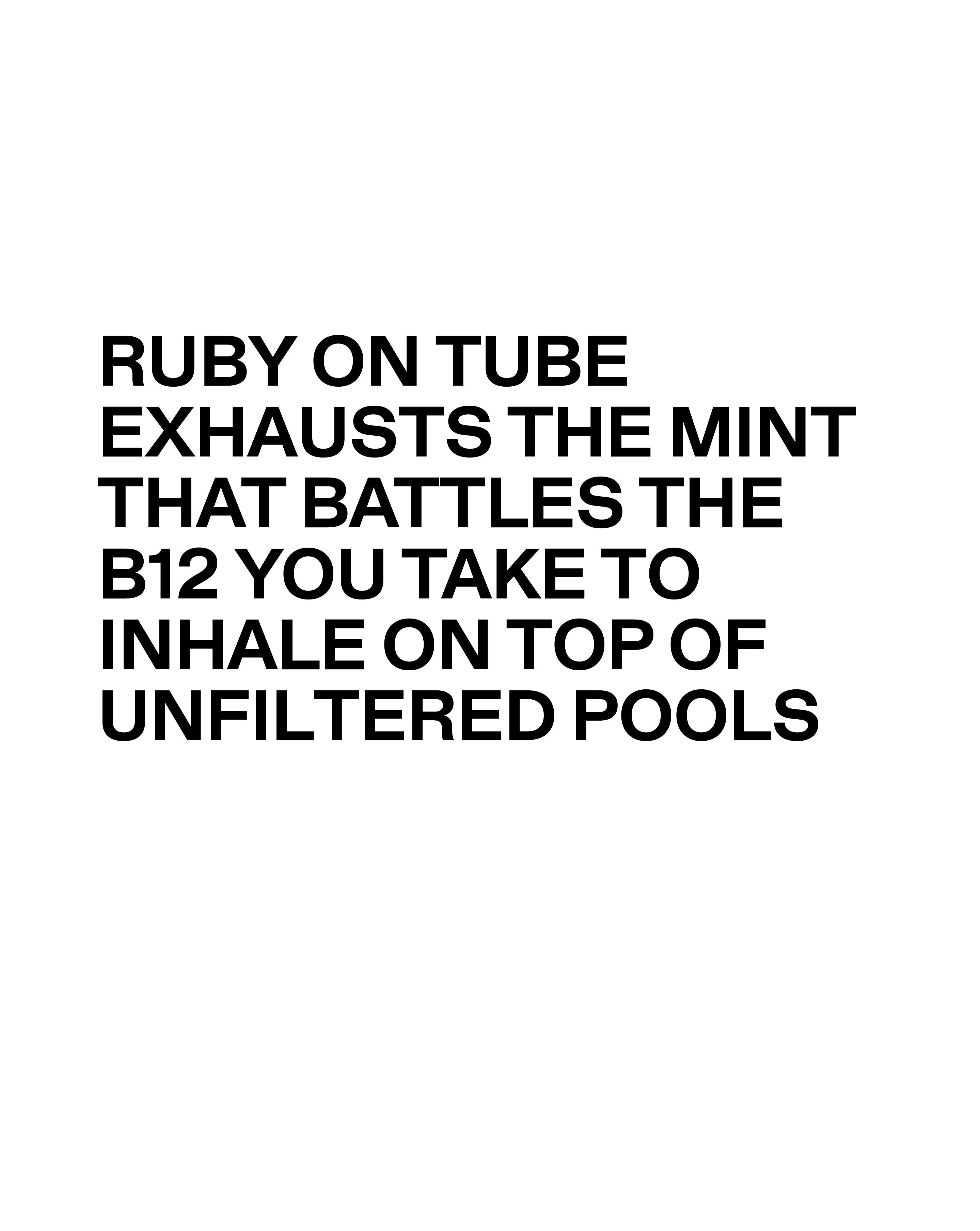 Text description with letter in black in white background