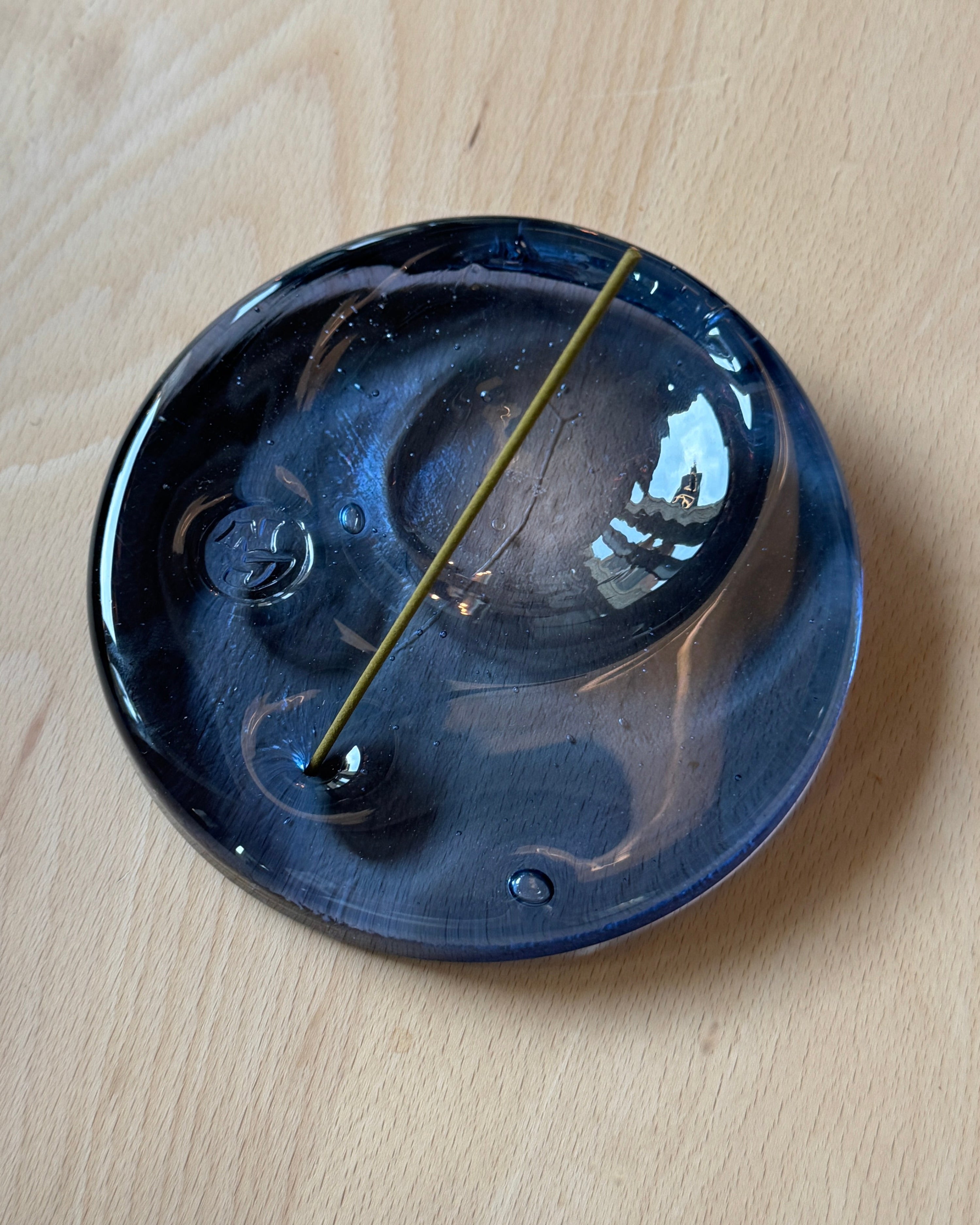 Magical Lake Incense Burner Upcycled Purple