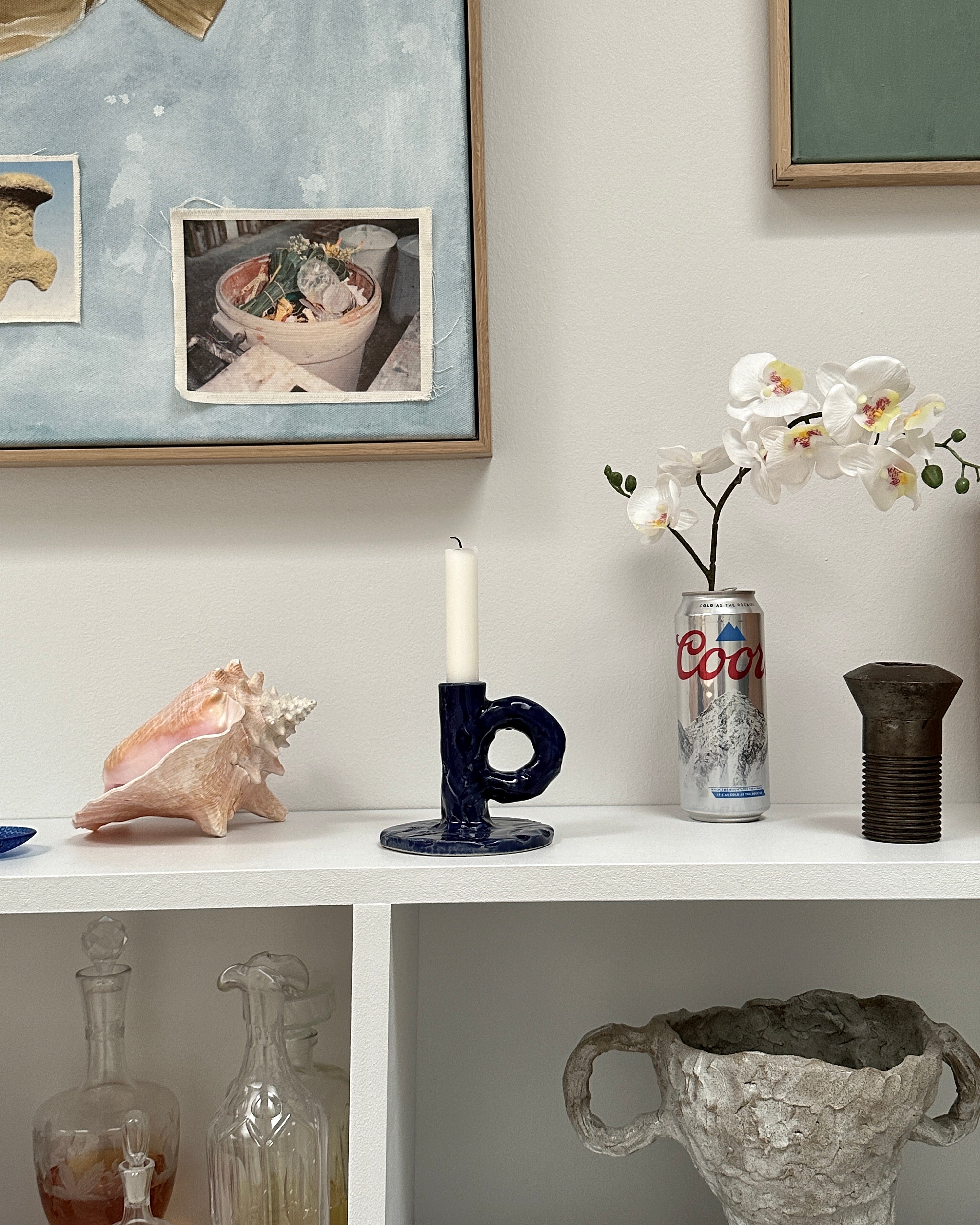 Studio Candlestick Dark Blue – NIKO JUNE