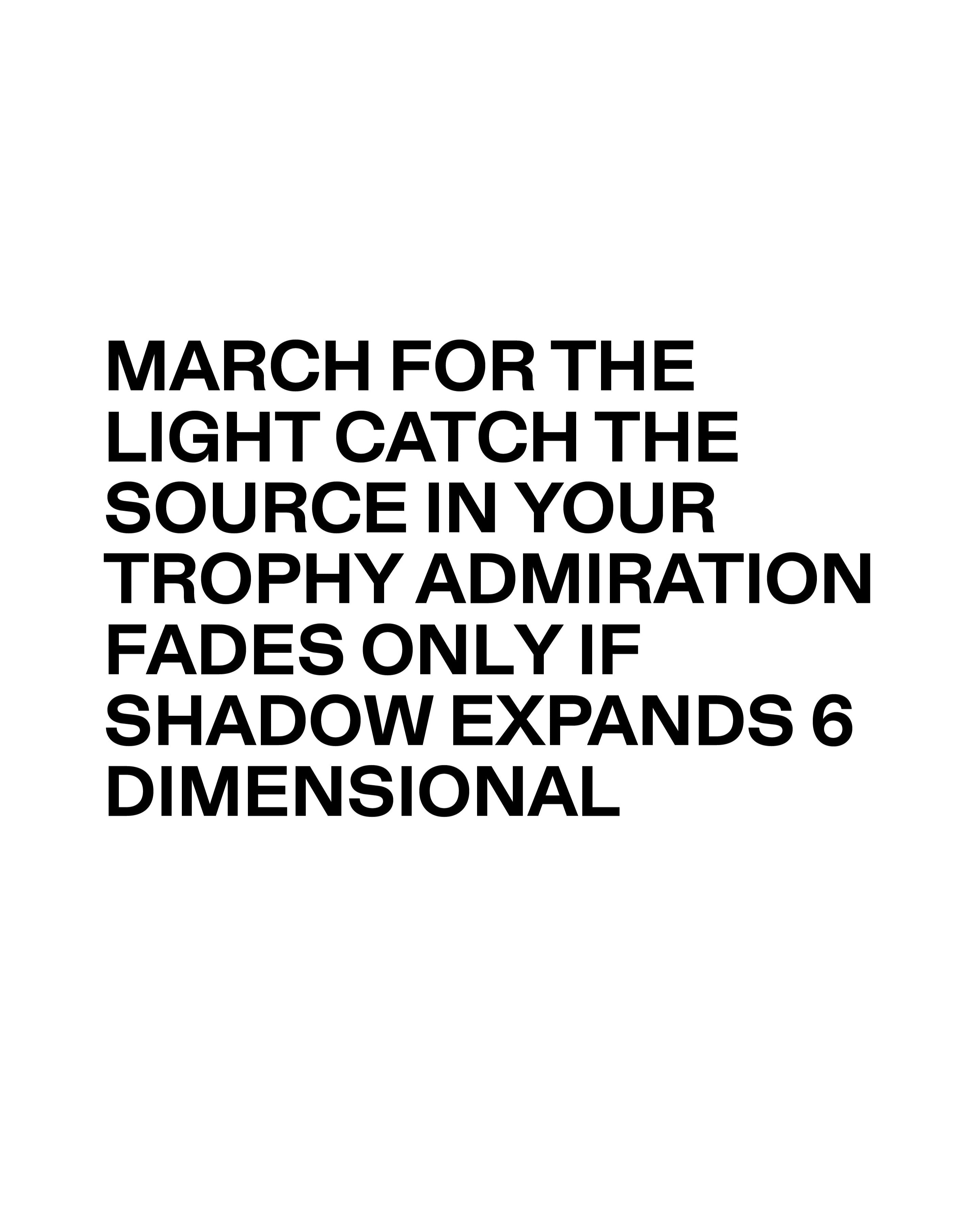 Text description with letter in black in white background