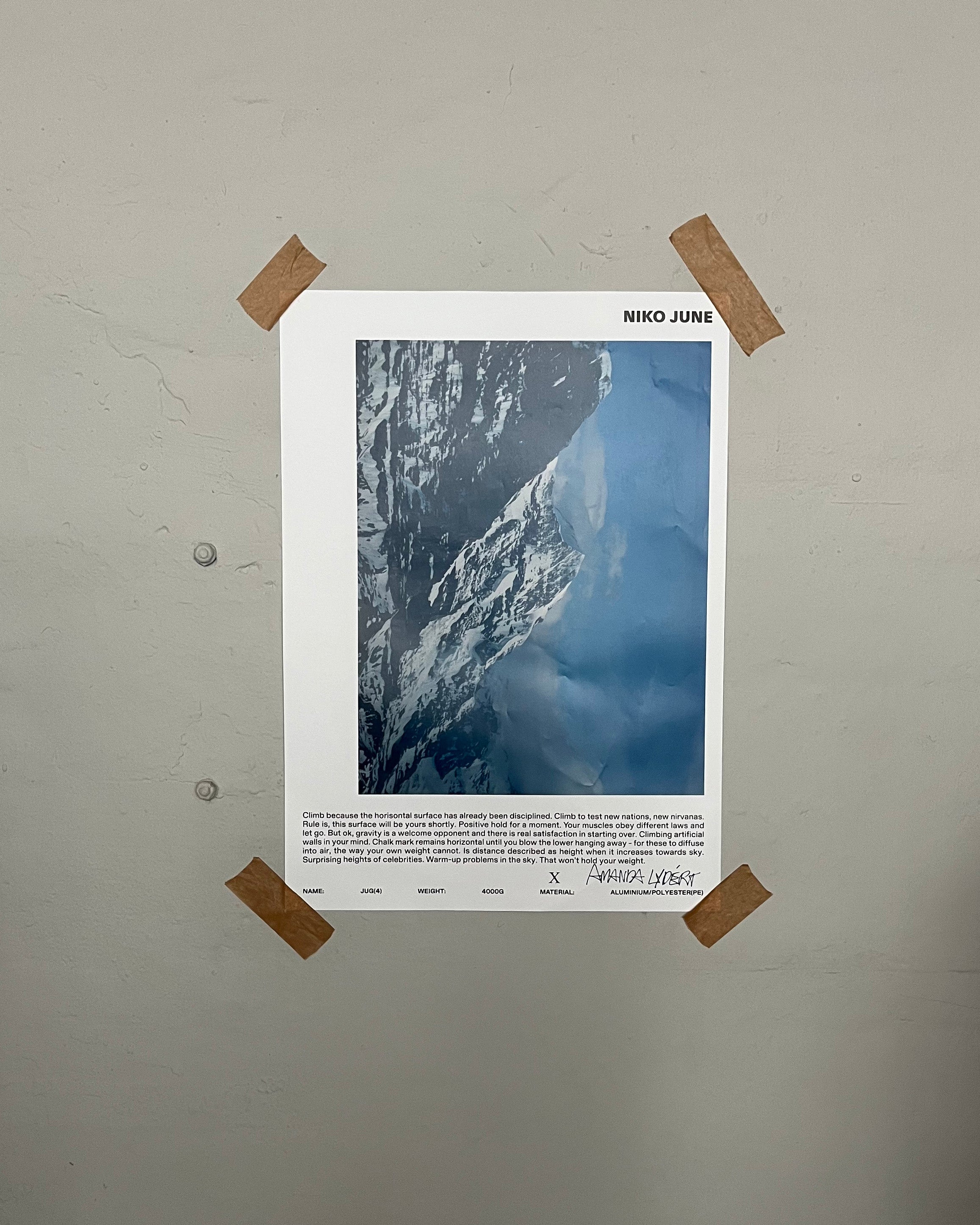 NIKO JUNE POSTER 50 x 70 CM