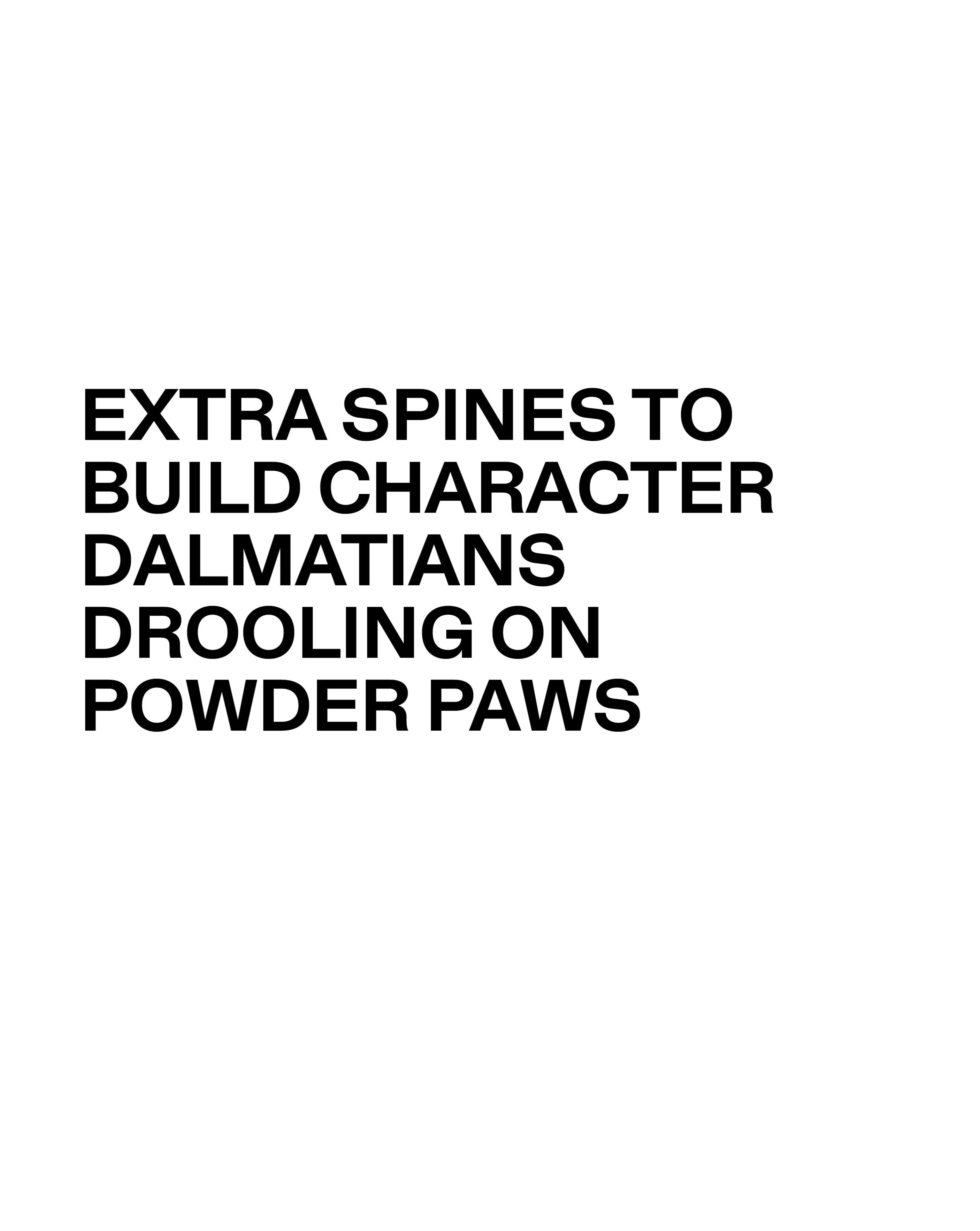 Text description with letter in black in white background