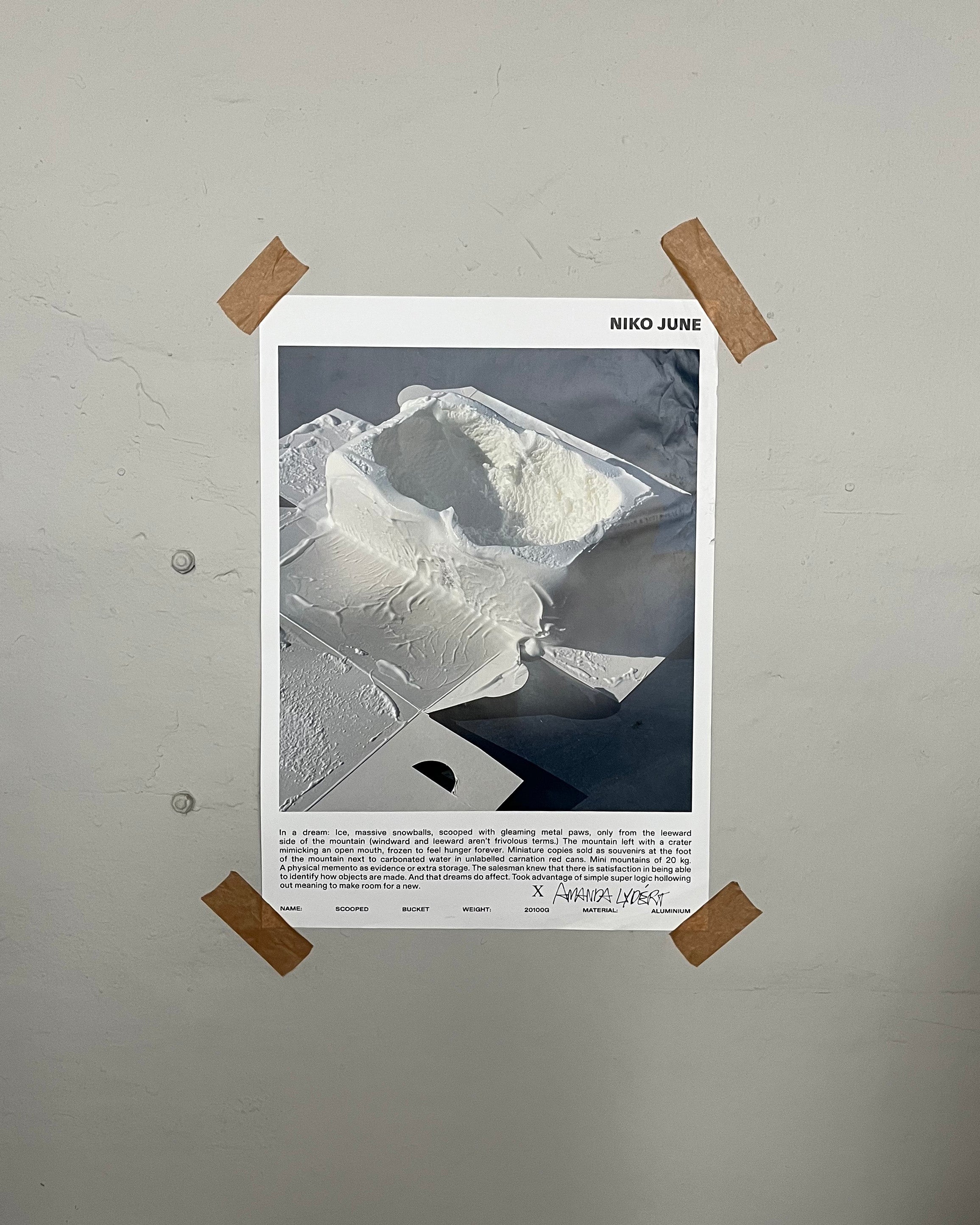 NIKO JUNE POSTER 50 x 70 CM