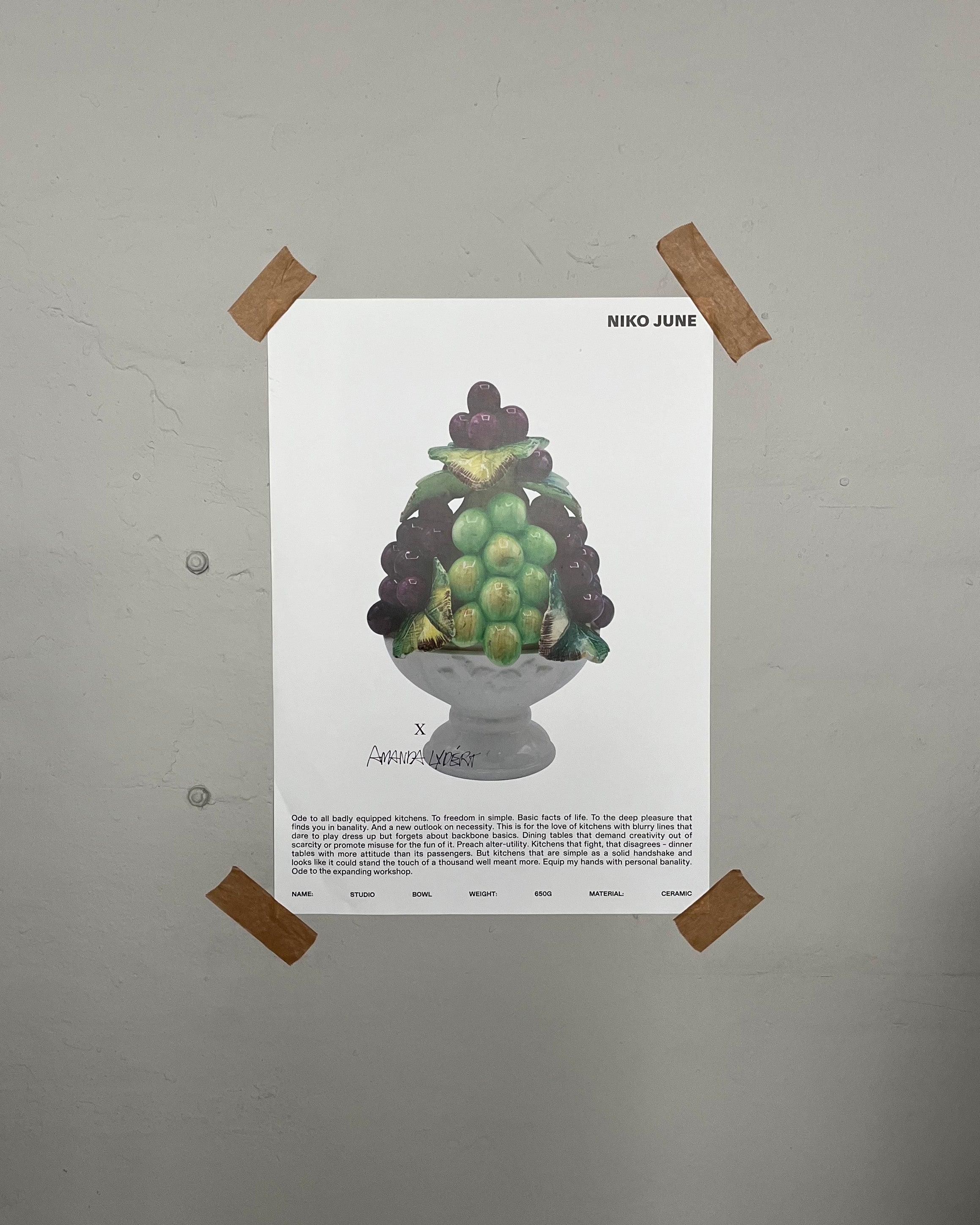 NIKO JUNE POSTER 50 x 70 CM