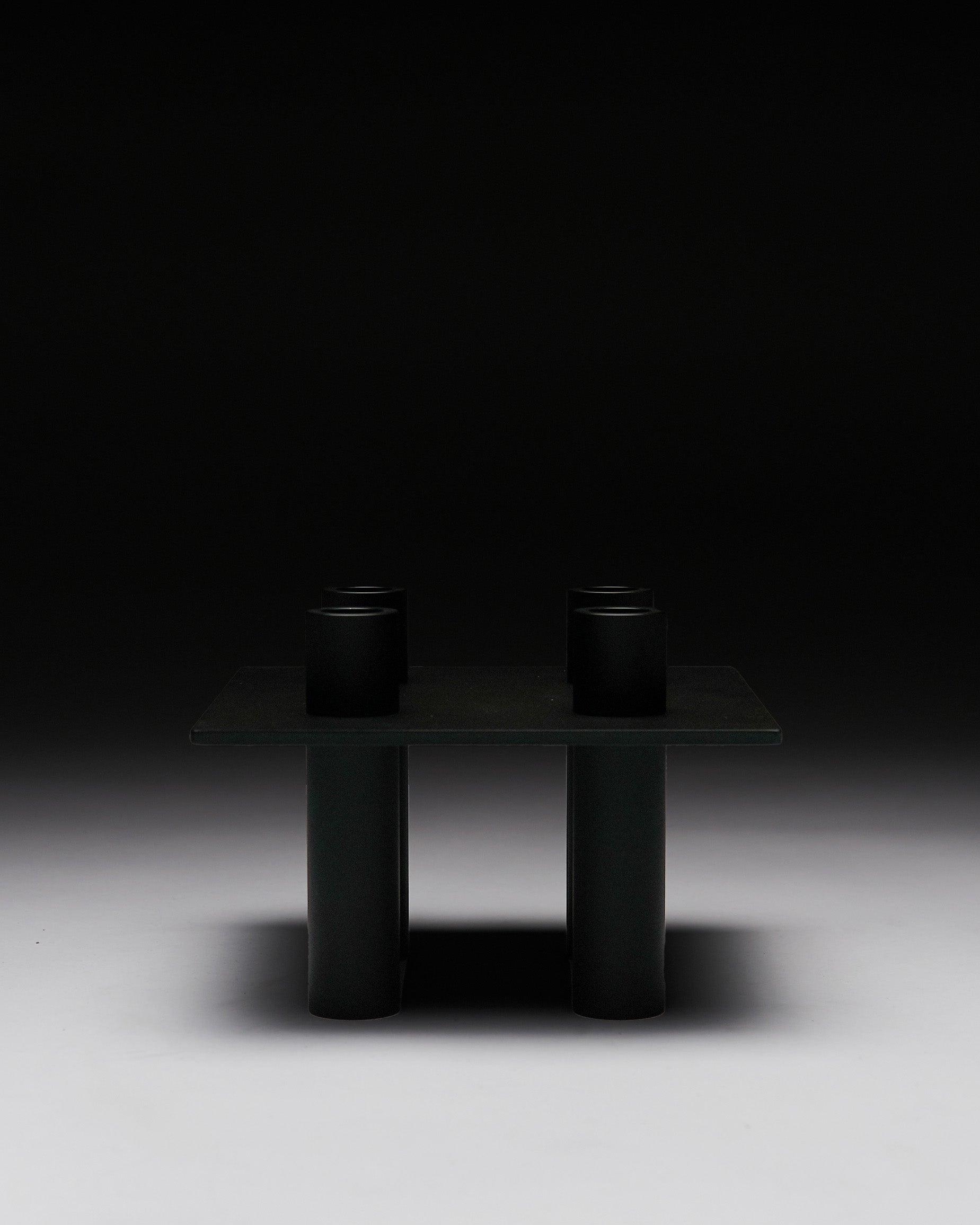 P-L 07 Candle Holder Black
