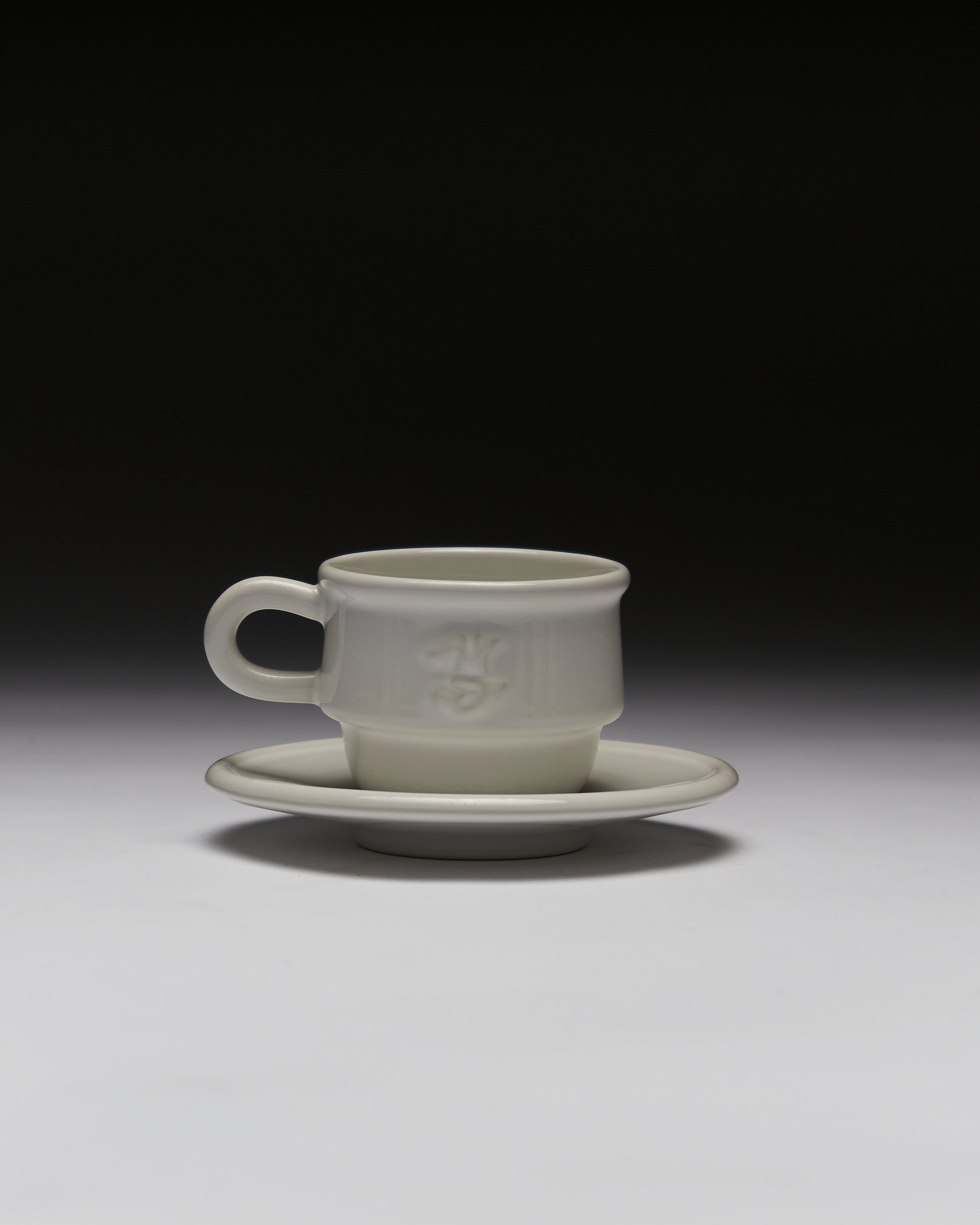 Kantine Saucer Set White